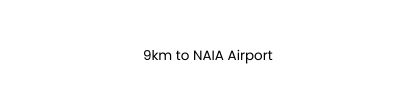 9km to NAIA Airport